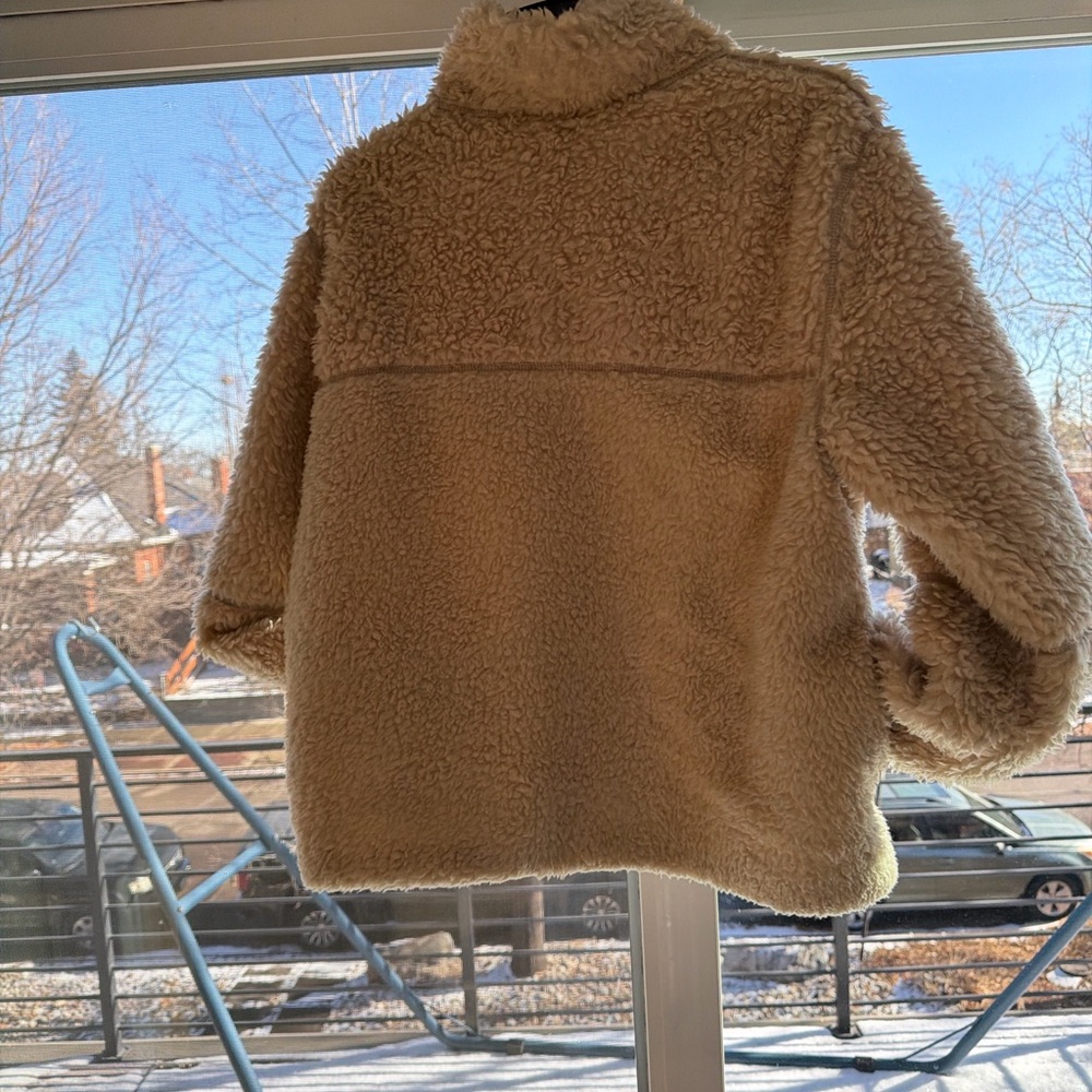 Patagonia Women’s Lunar Dusk High-Pile Sherpa Fleece Jacket Cream Size M STY2309 - Picture 7 of 11